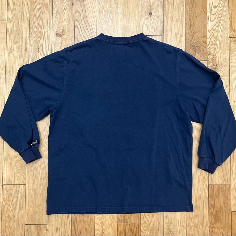 Made Extreme Kanye Dropout Bear Embroidered Blue Long Sleeve Shirt Size MediumMa - Picture 13 of 13